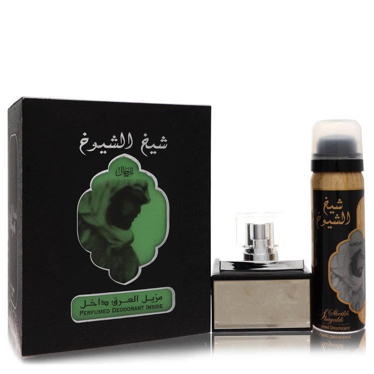 Lattfa Sheikh Al Shuyukh by Lattafa Eau De Parfum Spray With 1.7 oz Deodorant Spray