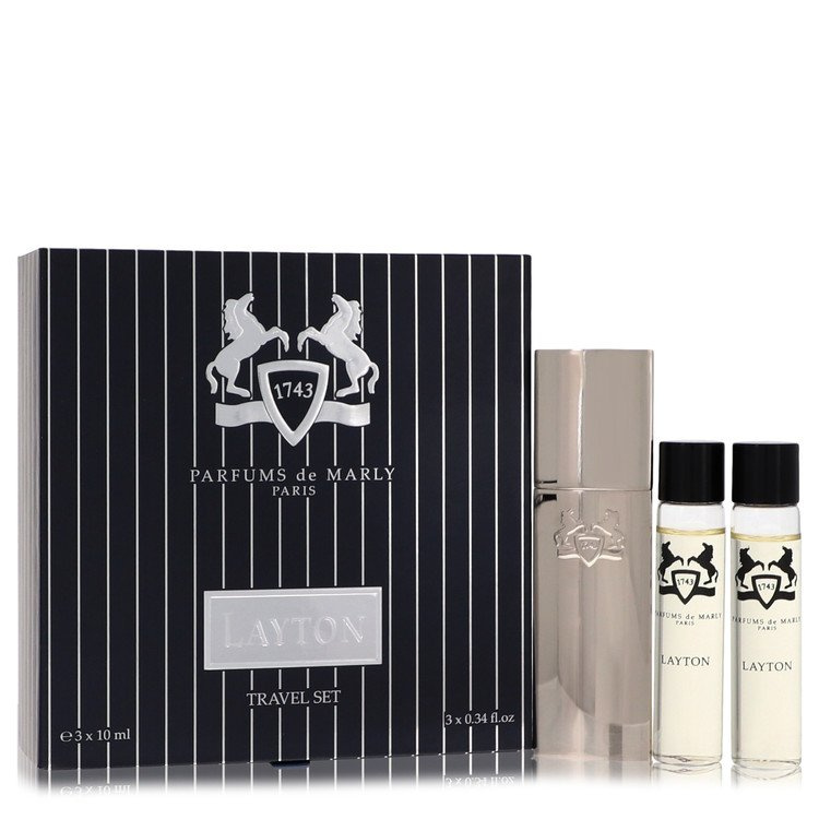 Layton Royal Essence by Parfums De Marly Three Eau De Parfum Sprays Travel Set
