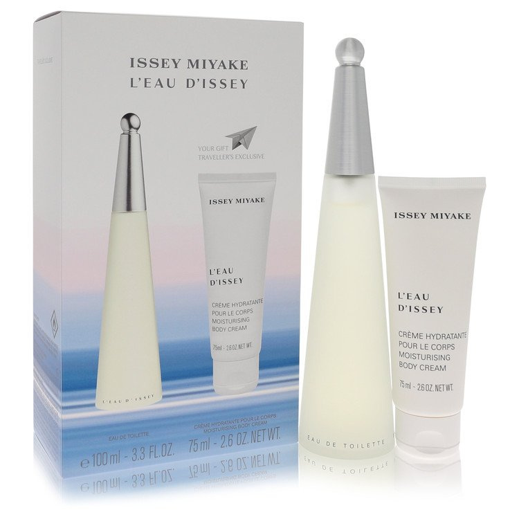 L'eau D'issey (issey Miyake) by Issey Miyake Gift Set - 3.3 oz Eau DeToilette Spray + 2.6 oz Body Cream