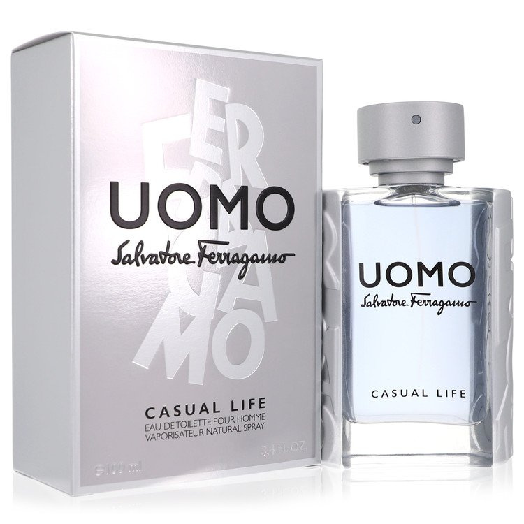 Salvatore Ferragamo Uomo Casual Life by Salvatore Ferragamo Eau De Toilette Spray