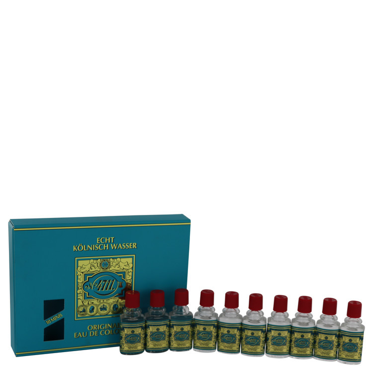4711 by 4711 Gift Set - Includes Ten (10) Travel size Eau De Cologne .10 oz in a gift box