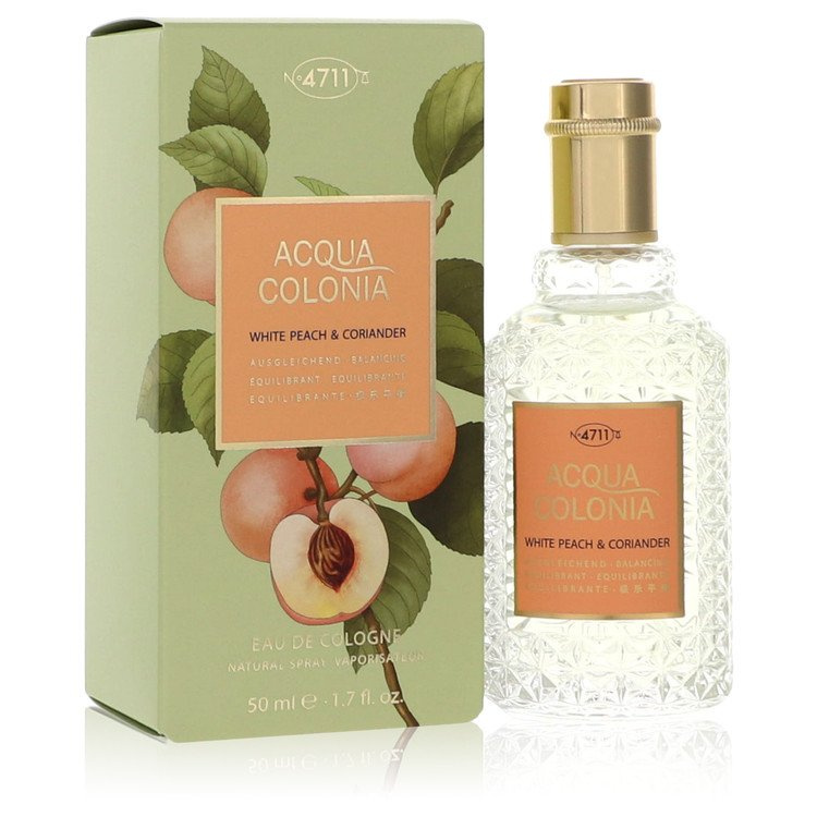 4711 Acqua Colonia White Peach & Coriander by 4711 Eau De Cologne Spray (Unisex)