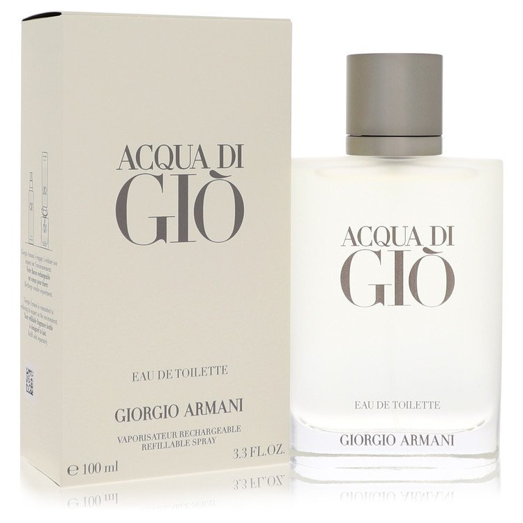 Acqua Di Gio by Giorgio Armani Eau De Toilette Spray Refillable